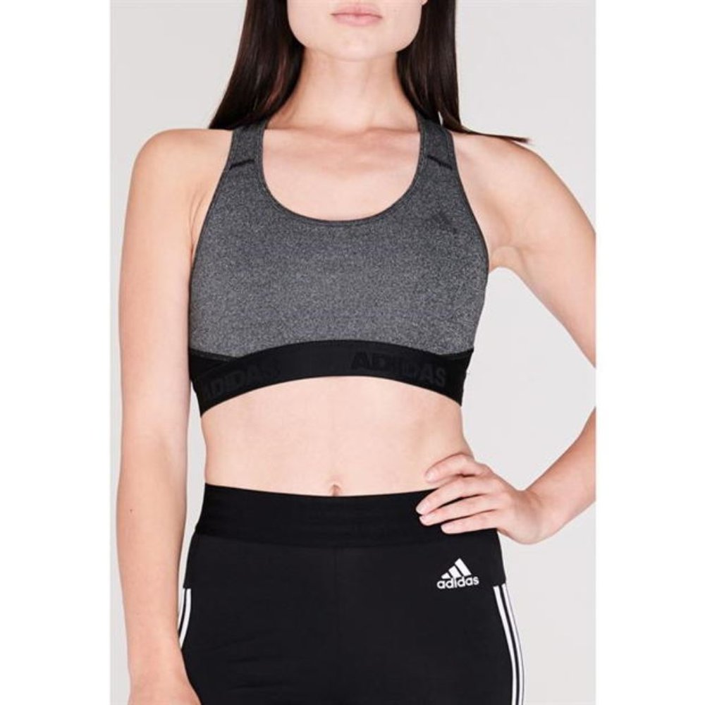 Adidas Gray Alphaskin with Climacool Sports Bra sz Small EUC